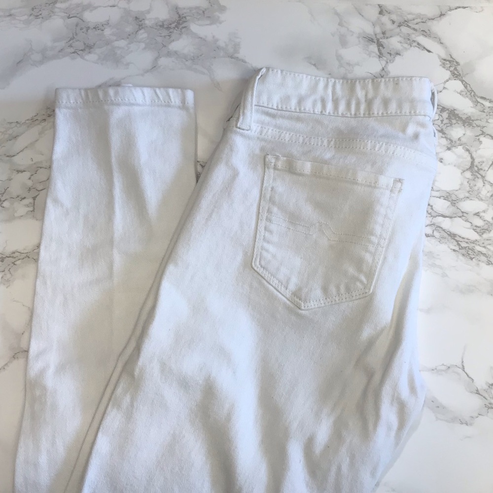 White Arizona Skinny Jeans - Picture 1 of 5